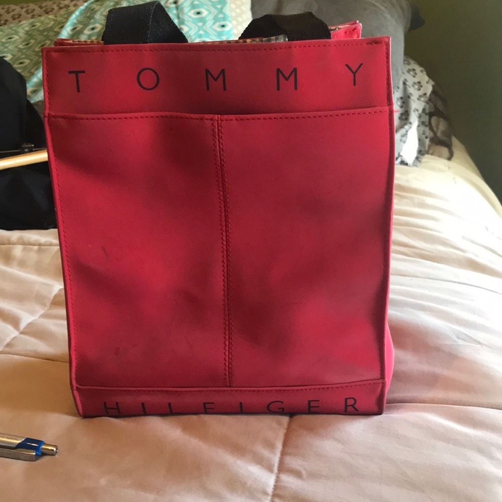 Small Tommy Hilfiger Red Tote